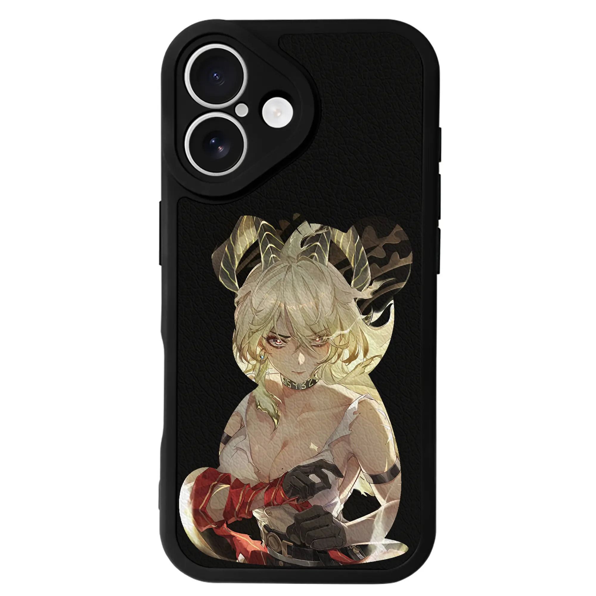 鳴潮 グッズ ザンニー - IPhone 16シリーズ対応 ・ シリコンスマホケース ・ レザー調 ・ 高精度フィット ・ 耐衝撃 ・ ワイヤレス充電対応 ・ 精密カット